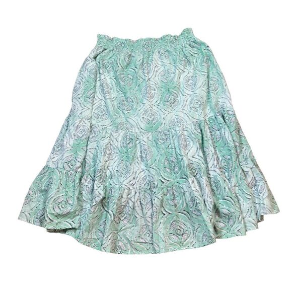 LC Lauren Conrad Mint Stamp High-low Tier Skirt, Size XXL, NWT - Picture 2 of 6